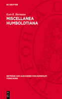 Miscellanea Humboldtiana