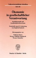 Okonomie in Gesellschaftlicher Verantwortung