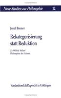 Rekategorisierung Statt Reduktion