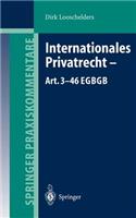 Internationales Privatrecht -- Art. 3-46 Egbgb