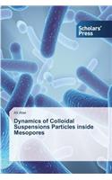 Dynamics of Colloidal Suspensions Particles inside Mesopores
