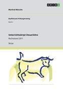 Unterrichtsskript Steuerlehre