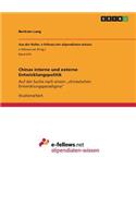 Chinas interne und externe Entwicklungspolitik