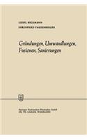 Gründungen, Umwandlungen, Fusionen, Sanierungen