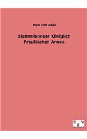 Stammliste Der Koniglich Preussischen Armee