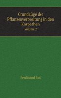 Grundzuge der Pflanzenverbreitung in den Karpathen