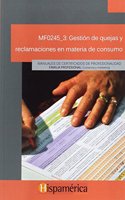 MF0245_3 Gestion de quejas y reclamaciones en materia de consumo
