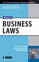 Tulsianâ€™s Business Laws (As per the latest curriculum on directives of National Education Policy 2020)