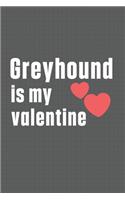 Greyhound is my valentine: For Greyhound Dog Fans