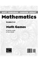 Scott Foresman Addison-Wesley Math 2004 Math Games Package Grade 3 and 4