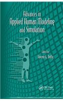 Advances in Applied Human Modeling and Simulation