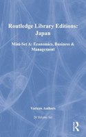 Rle: Japan Mini-Set A: Economics, Business & Management 20 Vol Set