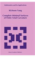 Complete Minimal Surfaces of Finite Total Curvature