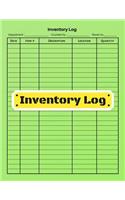 Inventory log