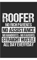 Roofer No Rich Parents No Assistance No Handouts - No Favours Straight Hustle All Day Everyday