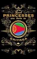 Real Princesses Are Born in Eritrea: 6 X 9 Inch Bulleted Dot Grid Journal Notebook for Students, School, as Diary Bullets