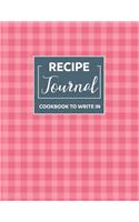 Recipe Journal for Mom