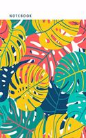 Notebook: Modern Tropical Cover in Bright Colors ... for School, College, Work, Business Notes, Personal Journaling, Planning, Hand Lettering... Perfect Gift 