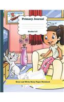 Primary Journal Grades K-2 Draw and Write Story Paper Notebook