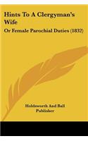 Hints To A Clergyman's Wife