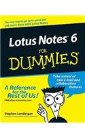 Lotus Notes 6 For Dummies