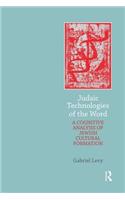 Judaic Technologies of the Word