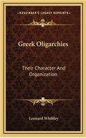 Greek Oligarchies
