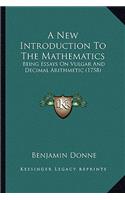 New Introduction to the Mathematics