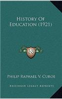 History of Education (1921)