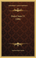 Dialect Notes V1 (1896)