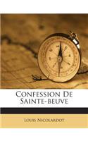 Confession De Sainte-beuve