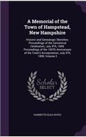A Memorial of the Town of Hampstead, New Hampshire