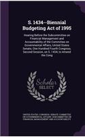 S. 1434--Biennial Budgeting Act of 1995