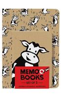 Holy Cow: Memo Books (Set of 3 Notebooks)