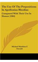 Use Of The Prepositions In Apollonius Rhodius