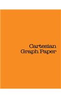 Cartesian Graph Paper: 120 pages, Orange Cover