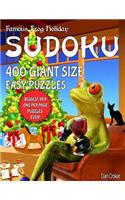 Famous Frog Holiday Sudoku 400 Giant Size Easy Puzzles, The Biggest 9 X 9 One Per Page Puzzles Ever!: Don't Be Bored Over The Holidays, Do Sudoku! Makes A Great Gift Too.