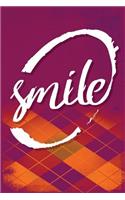Smile: Blank Lined Journal