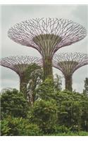 Gardens by the Bay in Singapore Journal: 150 Page Lined Notebook/Diary