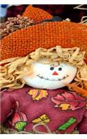 Journal Happy Scarecrows Autumn Fall: (Notebook, Diary, Blank Book)(Seasonal Fall Photo Journals Notebooks Diaries)