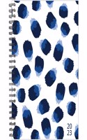 Wild Navy Dot 2023 8.5 X 11 Softcover Weekly Planner