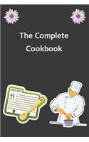 The Complete Cookbook: Create Your Own Cookbook, Blank Recipe Book, 120 Pages, Black Plaid