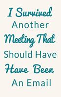I Survived Another Meeting That Should Have Been An Email.