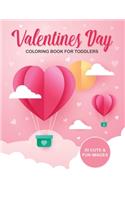 Valentine's Day Coloring Book For Toddlers