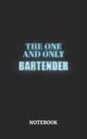 The One And Only Bartender Notebook