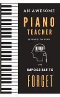An Awesome Piano Teacher is Hard to Find and Impossible to Forget