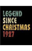 Legend Since Christmas 1927