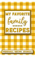 My Favorite Family Recipes