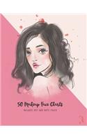 50 Makeup Face Charts
