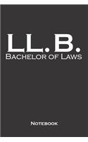 Bachelor of Laws Notebook: Dot Grid Journal/Logbook for higher education in a University